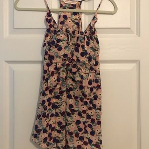 Pink printed Rebecca Taylor tank